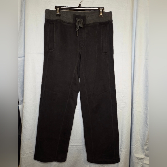 G239. Lululemon Mens Post Gravity Pant in Black / Heathered Black - Size L - Picture 1 of 9